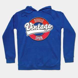 Seville spain retro style logo Hoodie